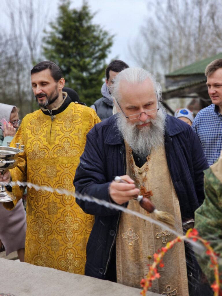 Освящение  куличей и пасок